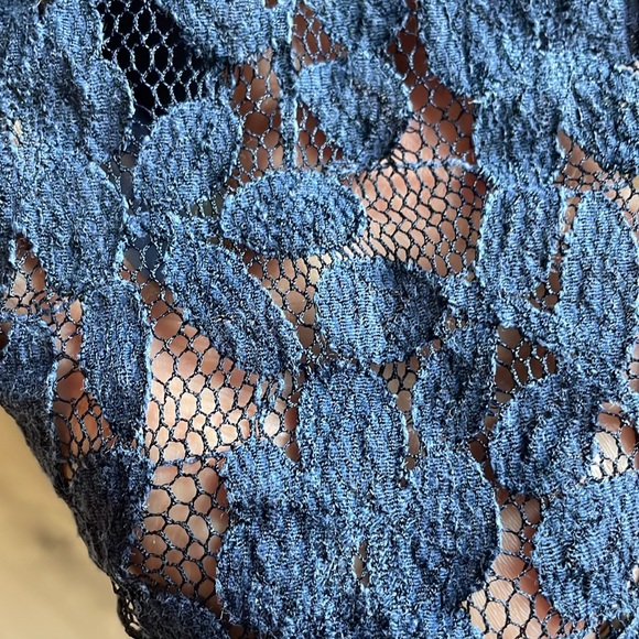 Beautiful Italian Made Blue Top to dress up any bottom . - Picture 8 of 10